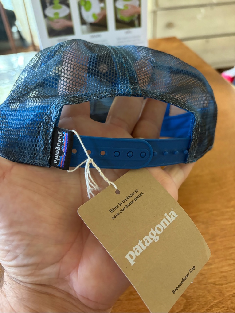 Patagonia Mesh Trucker Hat - Blue - Picture 5 of 8